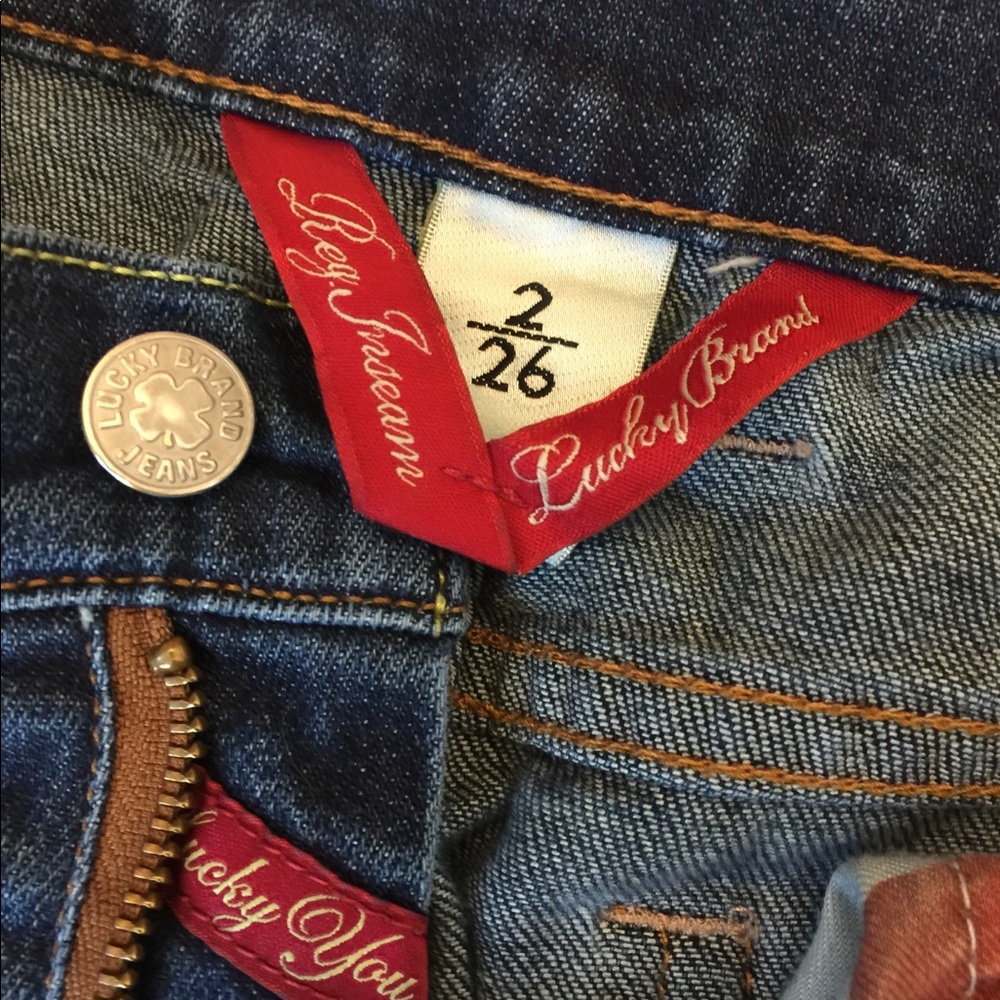 Lucky Brand 🌷Low Rise Boot Cut Jeans Sz 2 - Picture 8 of 8